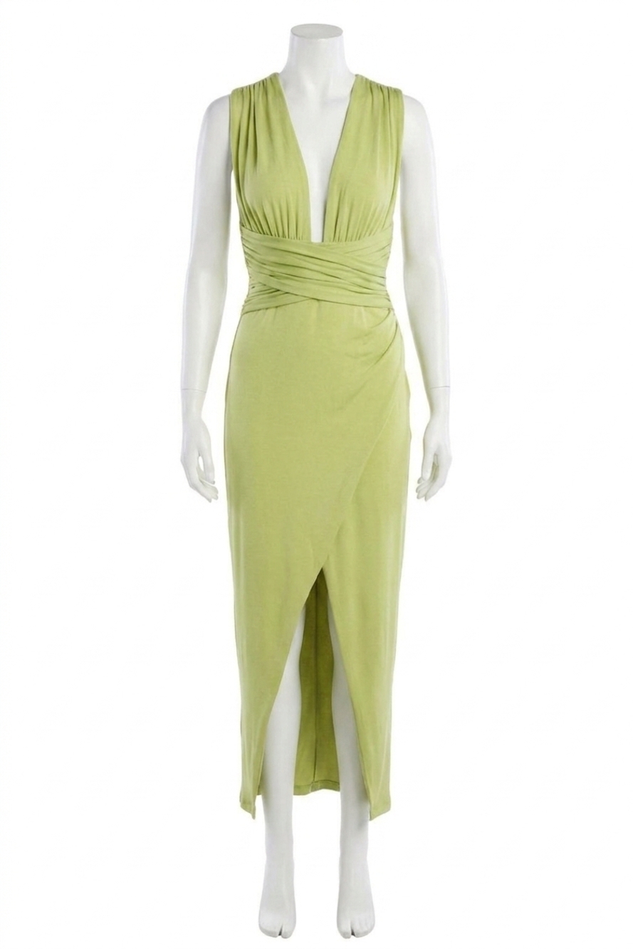 NEW ALLISON NEW YORK shay convertible style dress in pistachio